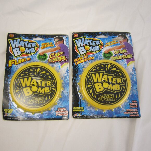 Jaru Inc Water Bomb Yellow Cap Flyer ; Soft & Squishy - Lot of 2 - New(Other) - Picture 2 of 14